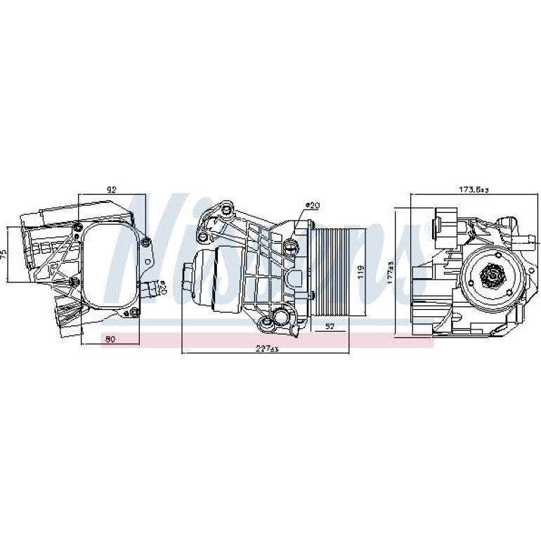 Ölkühler PKW 91312