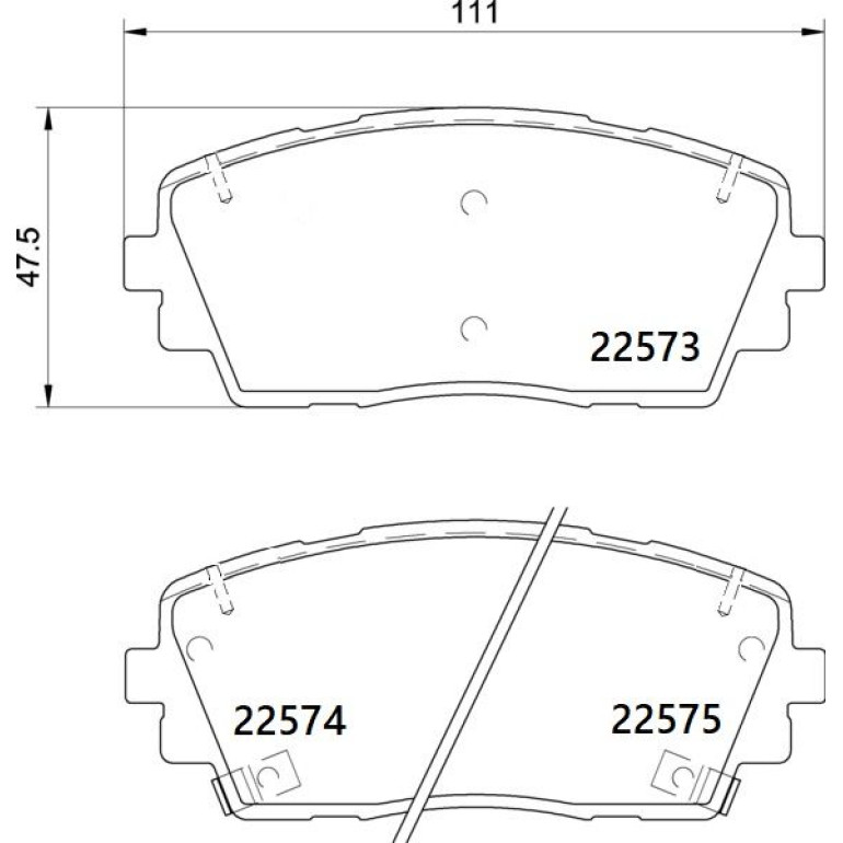 BREMBO Bremsklötze VA P 30 115 BREMBO Bremsklötze VA P 30 115