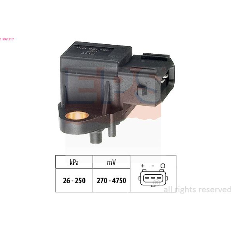 Sensor, Saugrohrdruck 1.993.117 Sensor, Saugrohrdruck 1.993.117