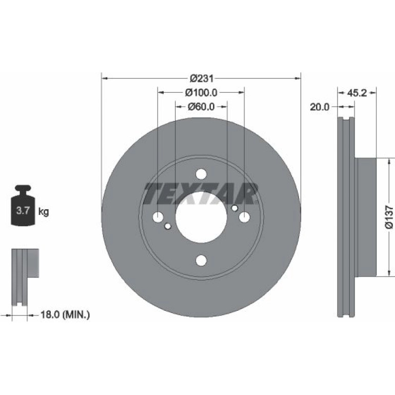 Bremsscheibe 92309403 Bremsscheibe 92309403