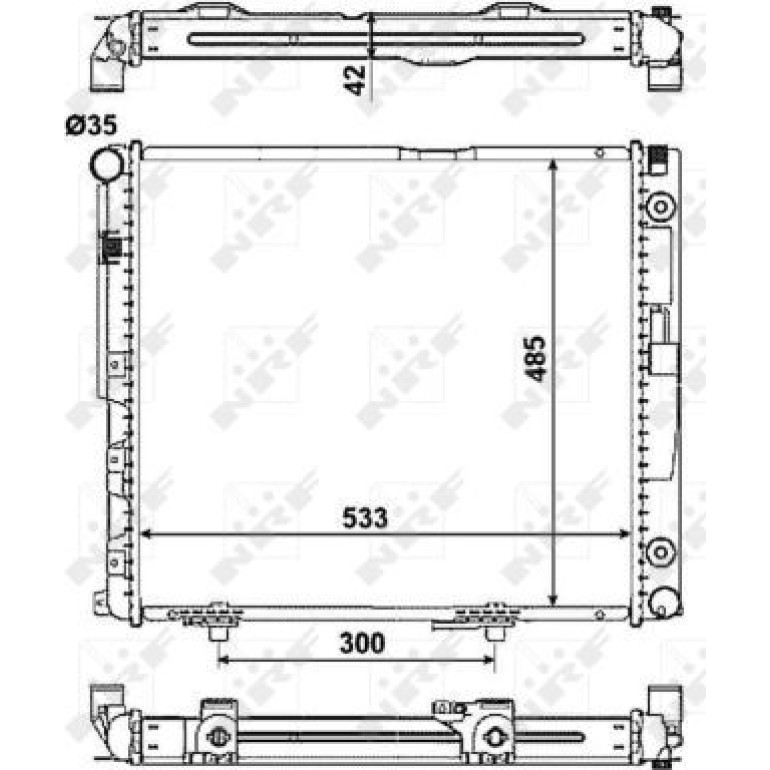 Kühler, Motorkühlung 516573 Kühler, Motorkühlung 516573
