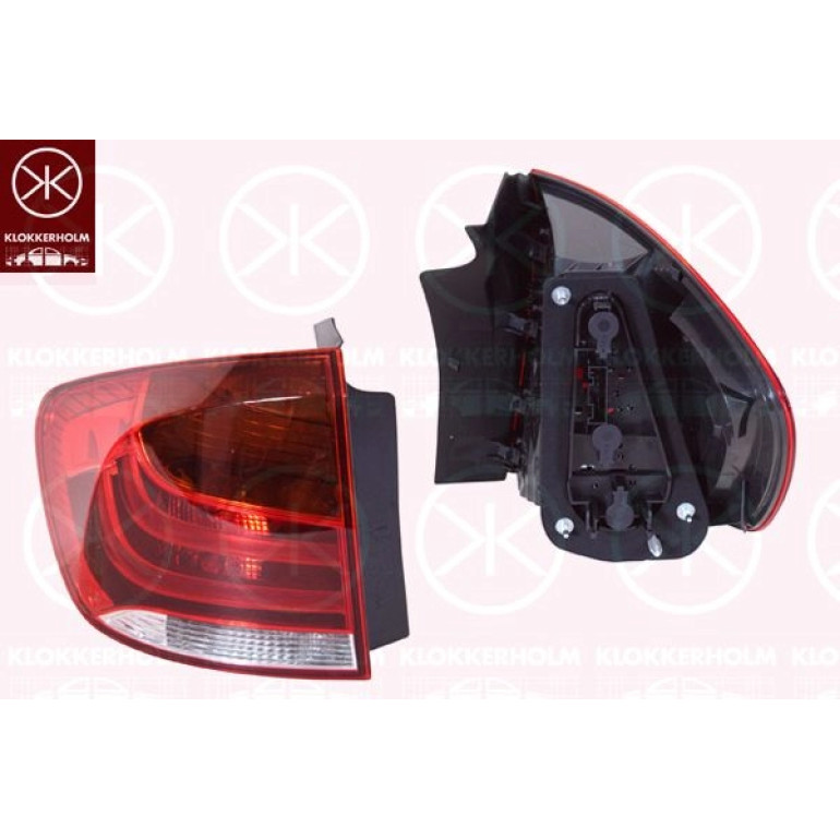 Heckleuchte A L ROT/WEISS LED PQ 1765,641,2