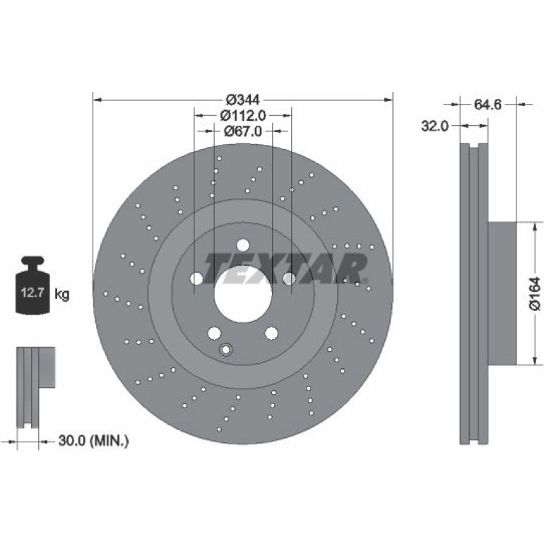 Bremsscheibe Db P. C204/C207/W212 09 92224605 Bremsscheibe Db P. C204/C207/W212 09 92224605