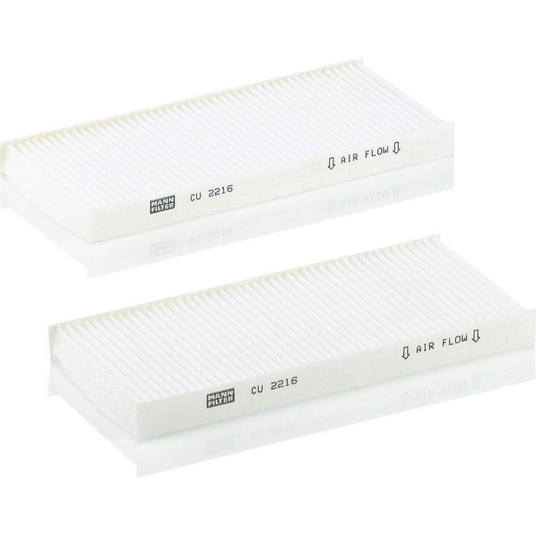 MANN-FILTER Filter, Innenraumluft CU 2216-2 MANN-FILTER Filter, Innenraumluft CU 2216-2