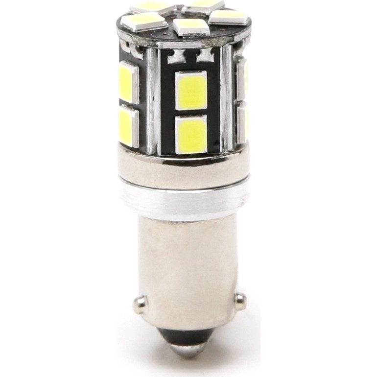 LED Metallsockel 100% Canbus H6W Bax9s 15x 3030 SMD Weiß 134 LED Metallsockel 100% Canbus H6W Bax9s 15x 3030 SMD Weiß 134