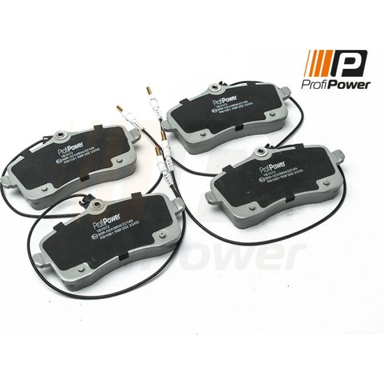 PROFIPOWER Bremsbelagsatz, Scheibenbremse 1B1072 PROFIPOWER Bremsbelagsatz, Scheibenbremse 1B1072