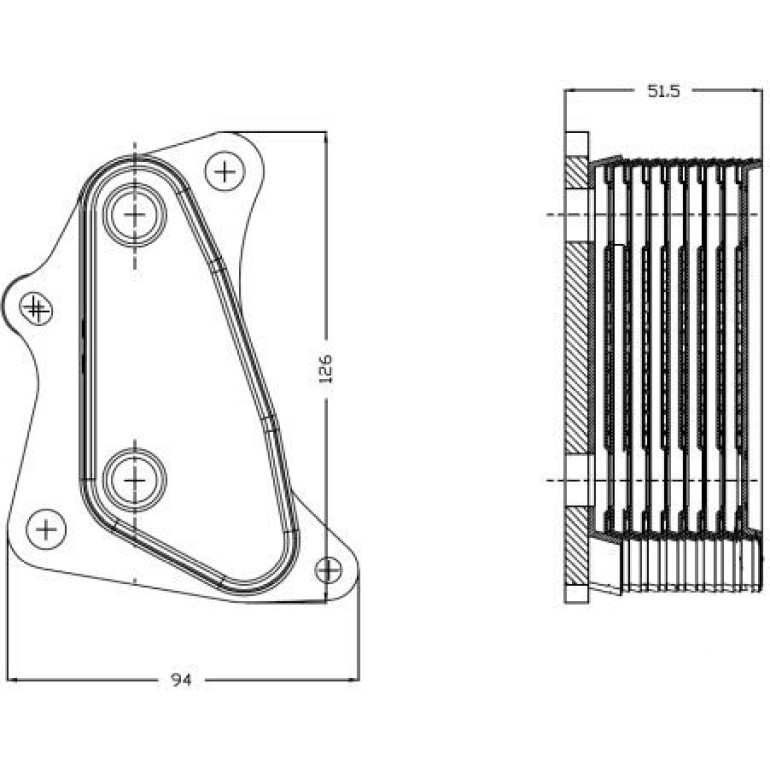 Ölkühler, Motor“L 31823 Ölkühler, Motor“L 31823
