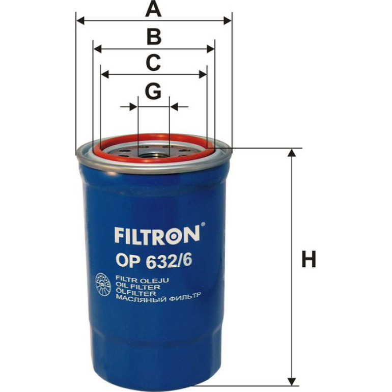 FILTRON Ölfilter OP 632/6 FILTRON Ölfilter OP 632/6