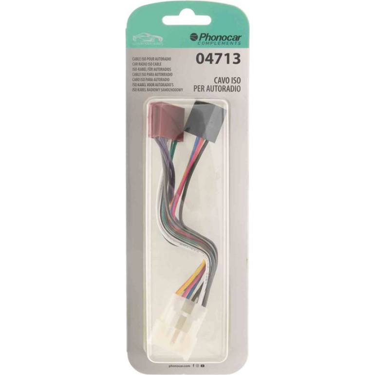 Phonocar ISO-Kabel für Autoradios 15 cm 04713