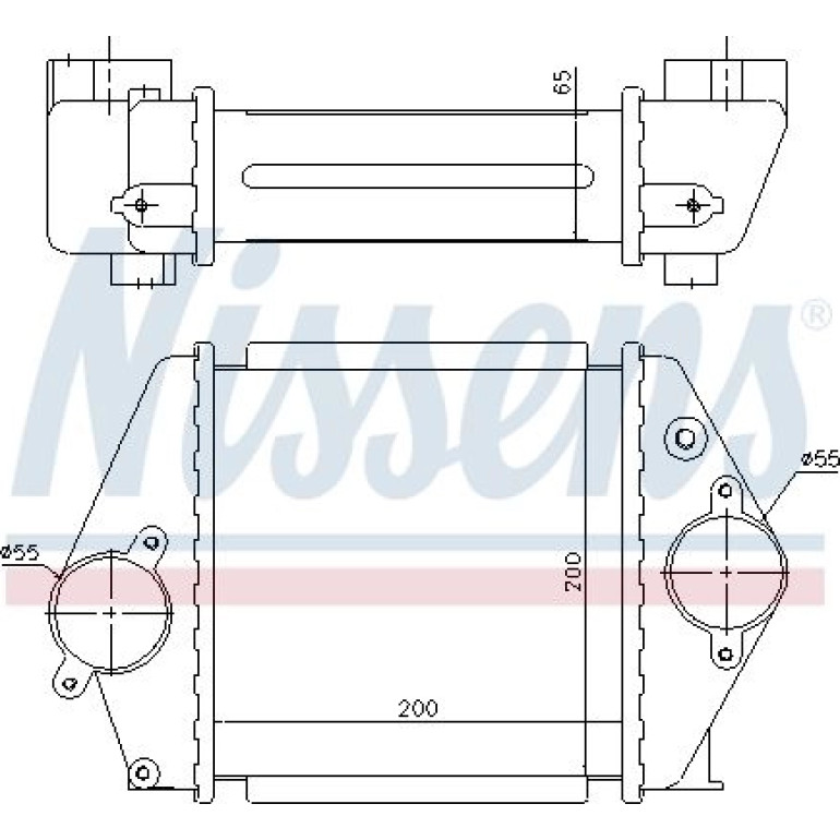 Ladeluftkühler PKW 96570 Ladeluftkühler PKW 96570