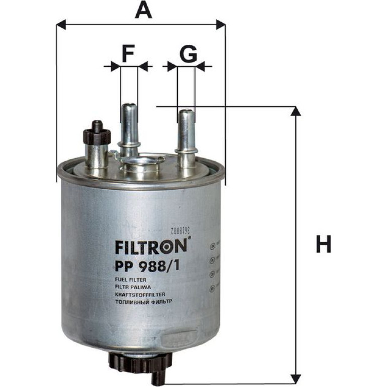 FILTRON Kraftstofffilter PP 988/1 FILTRON Kraftstofffilter PP 988/1