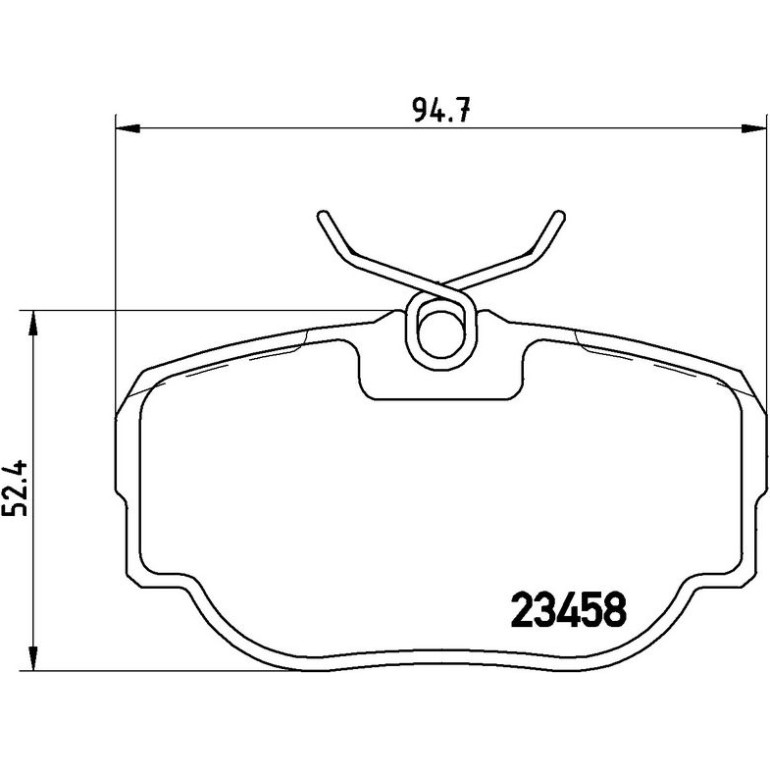 BREMBO Bremsklötze HA P 44 009 BREMBO Bremsklötze HA P 44 009