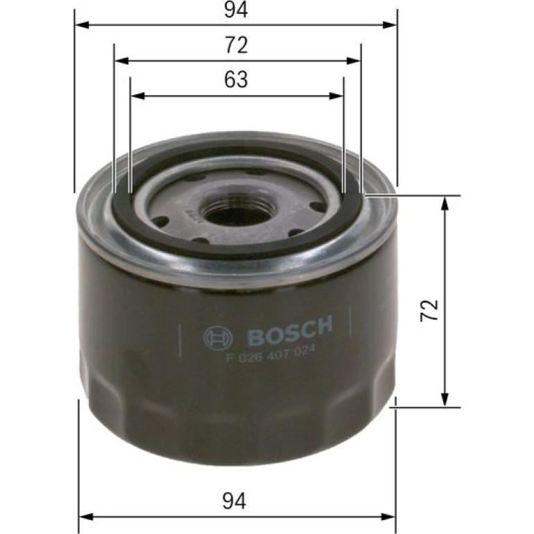 Ölfilter F 026 407 024 Ölfilter F 026 407 024