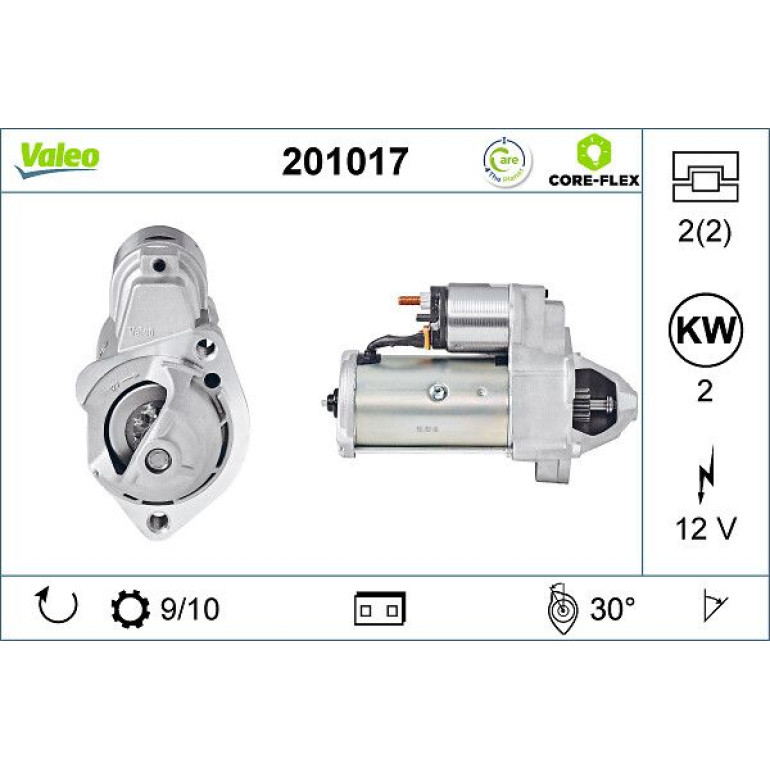 VALEO Anlasser 201017 VALEO Anlasser 201017