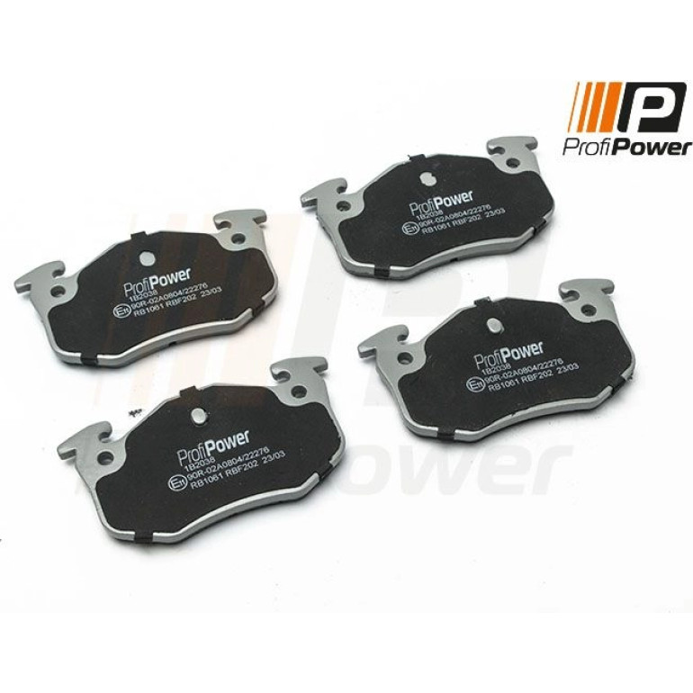 PROFIPOWER Bremsbelagsatz, Scheibenbremse 1B2038 PROFIPOWER Bremsbelagsatz, Scheibenbremse 1B2038