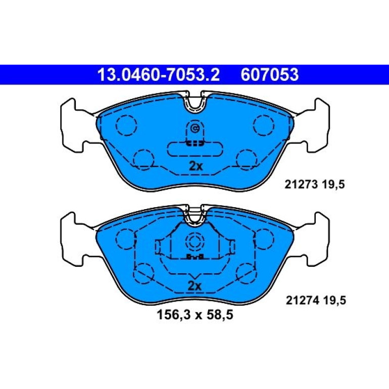 Bremsbelagsatz Volvo P. C70/V70/S70 2,0-2,5 97-05 13.0460-7053.2 Bremsbelagsatz Volvo P. C70/V70/S70 2,0-2,5 97-05 13.0460-7053.2