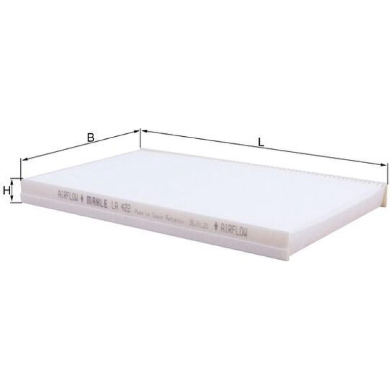 MAHLE Filter, Innenraumluft LA 422 MAHLE Filter, Innenraumluft LA 422