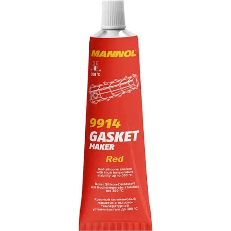 MANNOL Gasket Maker Red 9914 Hochtemperatursilikon 85G Rot MN9914 MANNOL Gasket Maker Red 9914 Hochtemperatursilikon 85G Rot MN9914