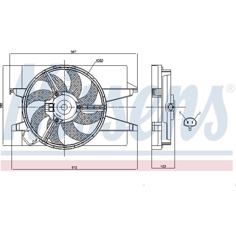 Kühlerlüfter PKW 85030