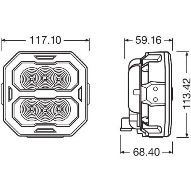 LEDriving Cube PX2500 Spot LEDPWL 110-SP LEDriving Cube PX2500 Spot LEDPWL 110-SP