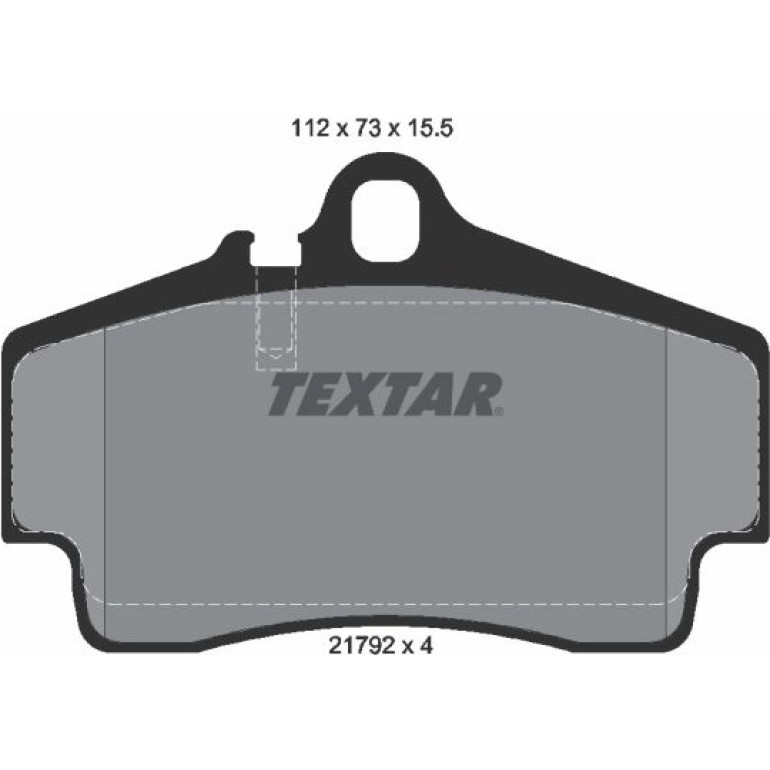 Bremsbelagsatz Porsche T. 911 (996) Carrera 97-/Cayman 04 2179203 Bremsbelagsatz Porsche T. 911 (996) Carrera 97-/Cayman 04 2179203