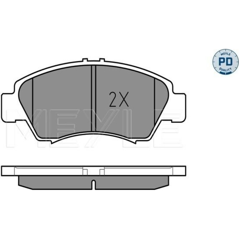 Bremsbelagsatz Honda P. Civic 91 025 216 9715/PD Bremsbelagsatz Honda P. Civic 91 025 216 9715/PD