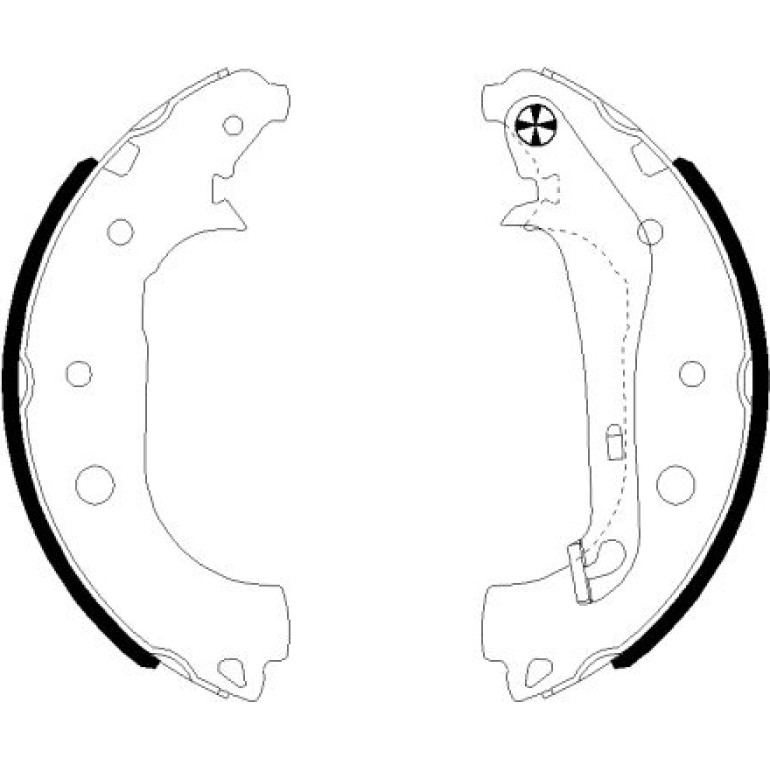 Bremsbackensatz 91081600 Bremsbackensatz 91081600