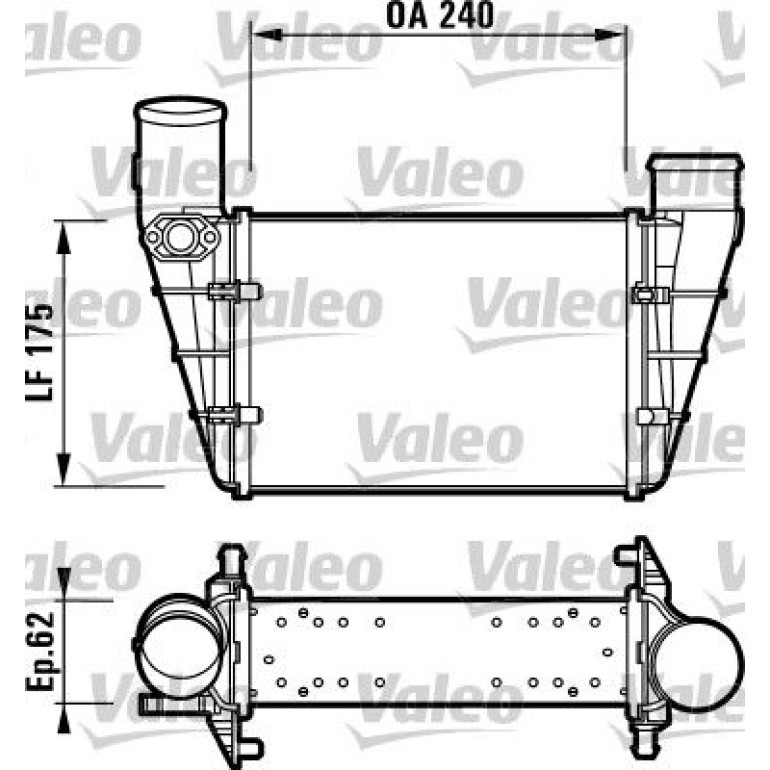 Ladeluftkühler 817625 Ladeluftkühler 817625