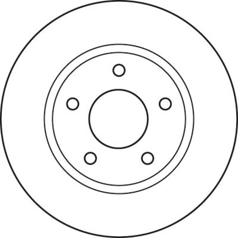 Bremsscheibe Mitsubishi P. Lancer 08 DF4933 Bremsscheibe Mitsubishi P. Lancer 08 DF4933