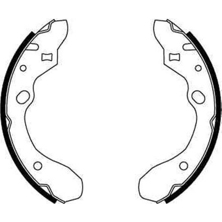 83 461 016 Bremsbacken GS8582 83 461 016 Bremsbacken GS8582