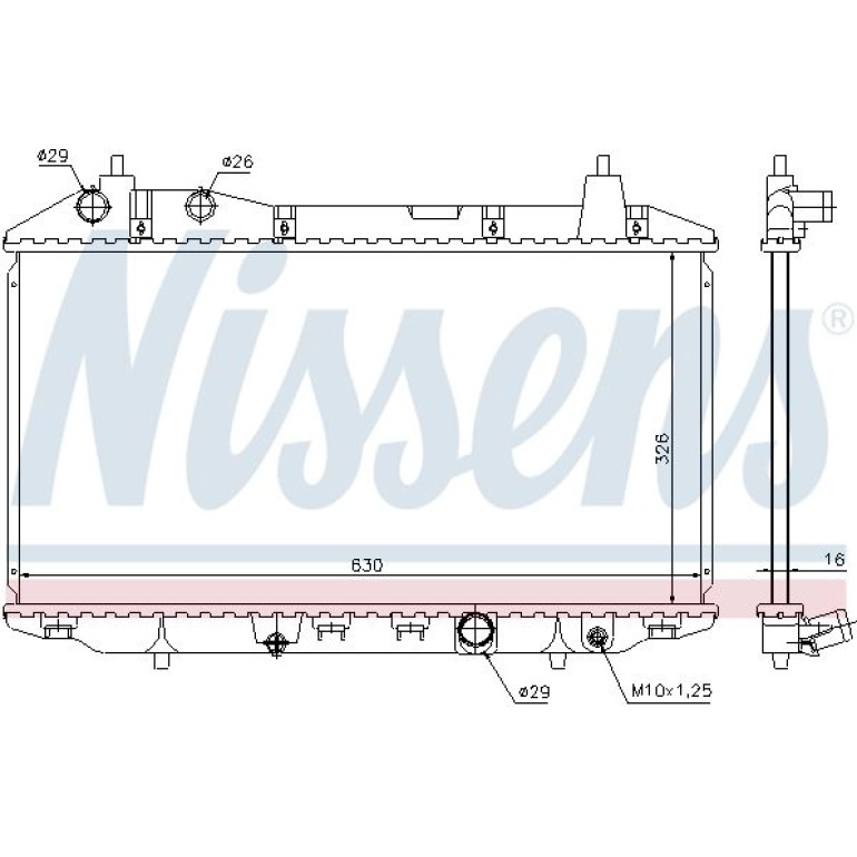 Wasserkühler PKW 68147 Wasserkühler PKW 68147