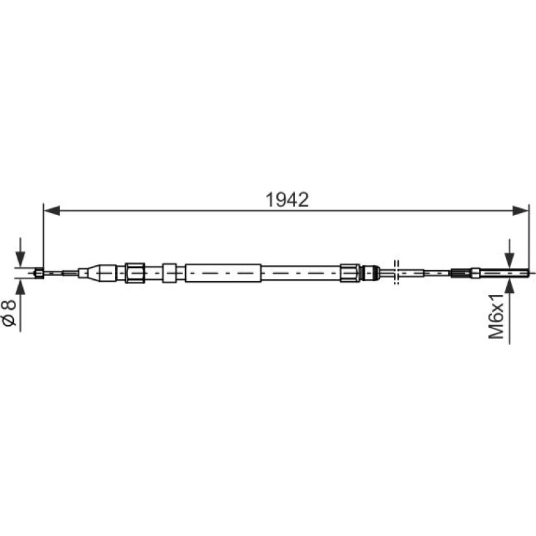 Handbremsseil 1987477820 Handbremsseil 1987477820