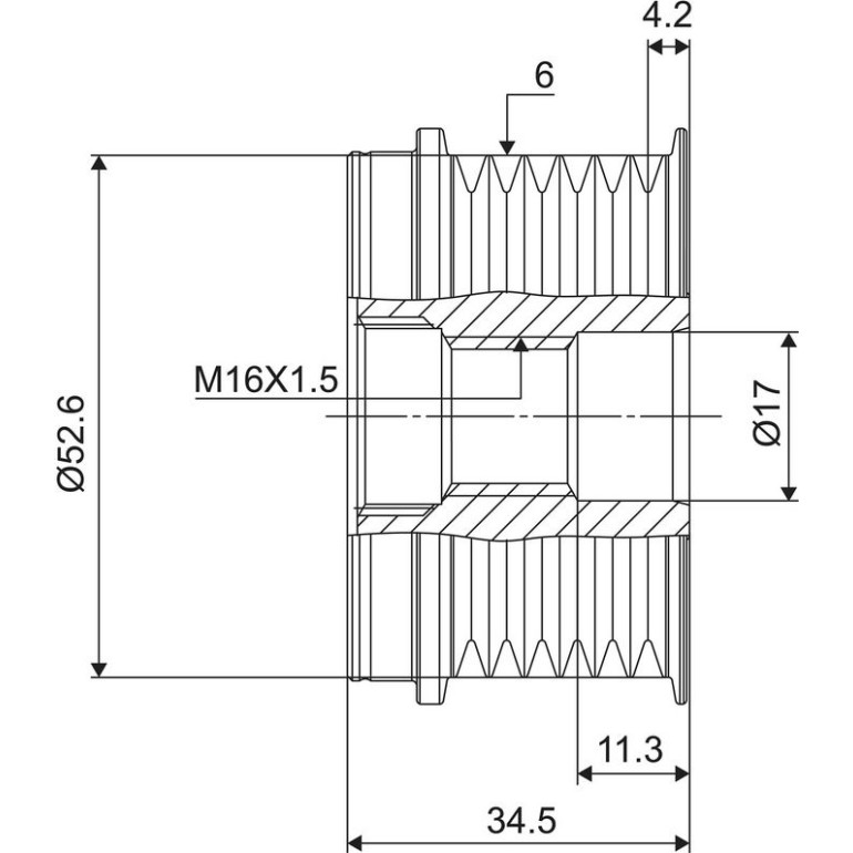 Generatorfreilauf 588074