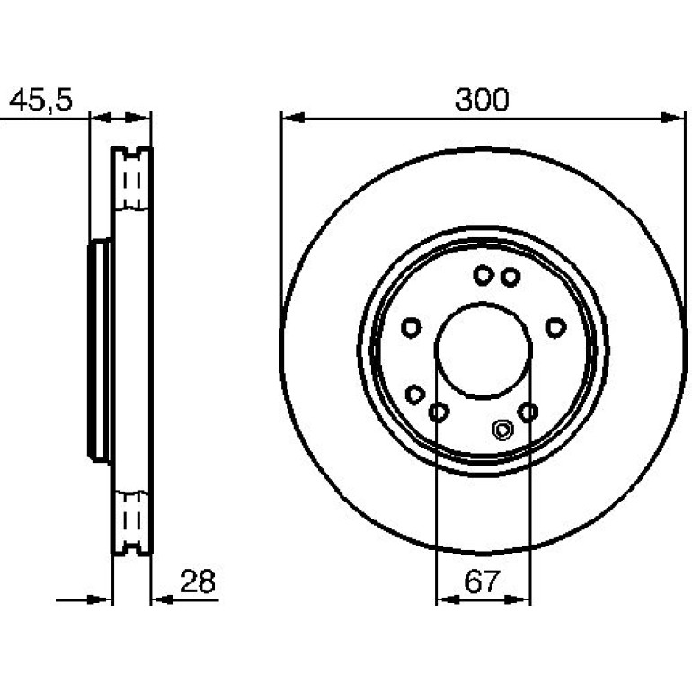 Bremsscheibe VA 0 986 478 526 Bremsscheibe VA 0 986 478 526