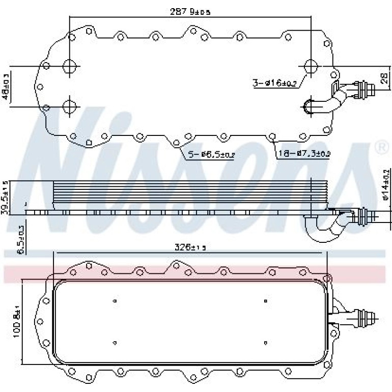 Ölkühler PKW 90944 Ölkühler PKW 90944