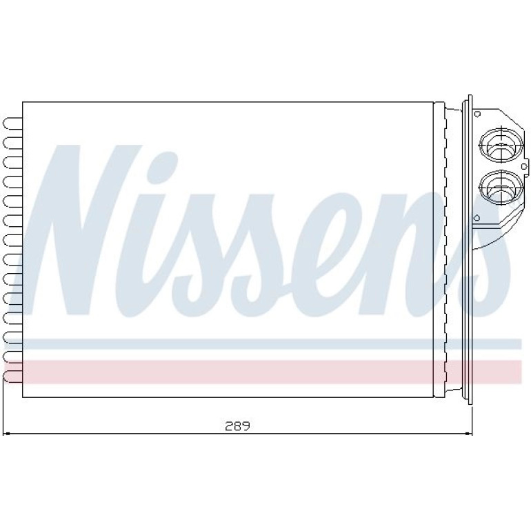 Heizkühler PKW 72943 Heizkühler PKW 72943