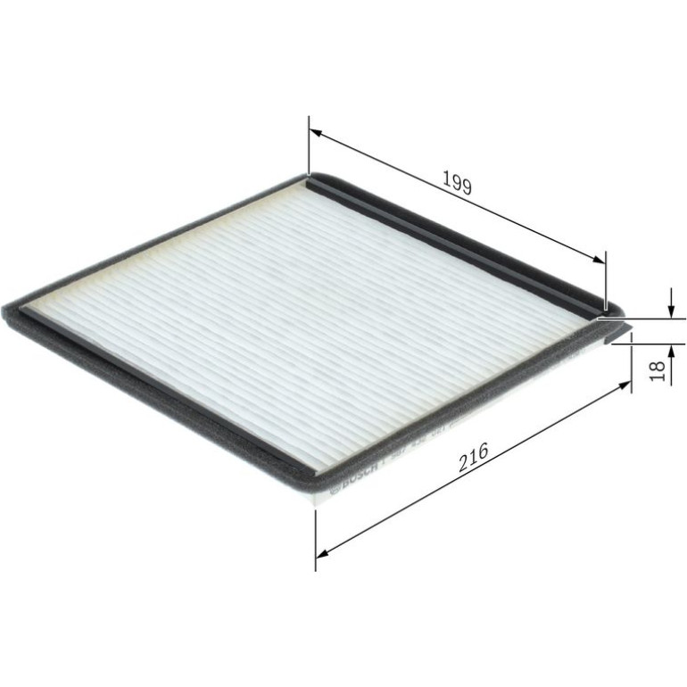 Bosch Innenraumfilter 1987432021 Bosch Innenraumfilter 1987432021