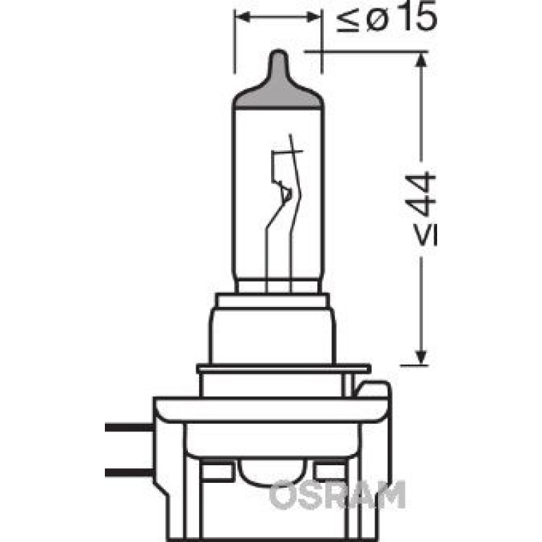 H11B OSRAM 12V 55W PGJY19-2 1B 64241 H11B OSRAM 12V 55W PGJY19-2 1B 64241