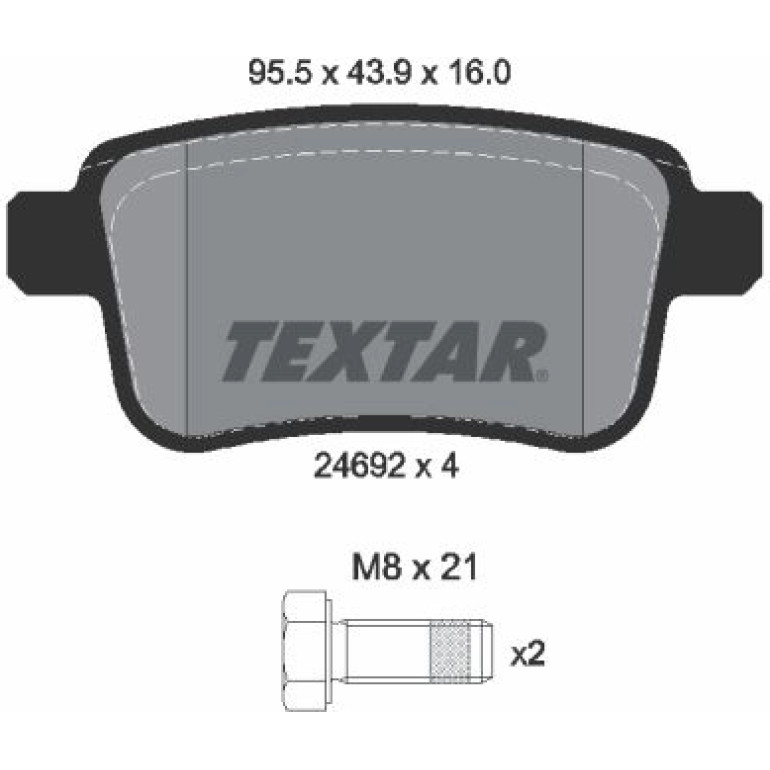 Bremsbelagsatz Db T. Citan 1.2-1.5 Cdi 12 2469204 Bremsbelagsatz Db T. Citan 1.2-1.5 Cdi 12 2469204