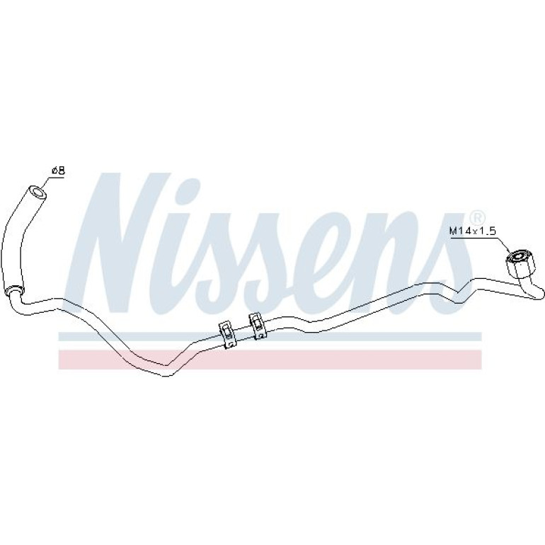 Nissens Ölleitung 935061 Nissens Ölleitung 935061