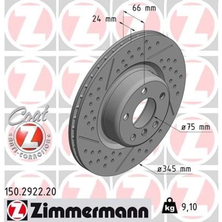 11 482 086 Bremsscheibe HA 150.2922.20 11 482 086 Bremsscheibe HA 150.2922.20
