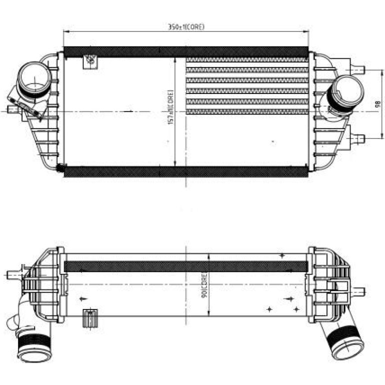 LADELUFTKÜHLER NRF309053