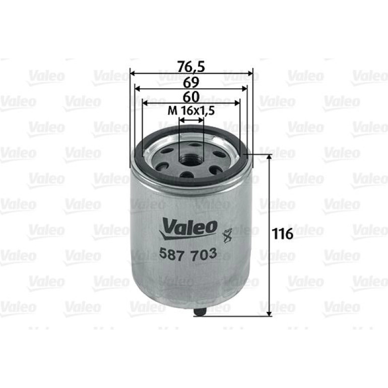VALEO Kraftstofffilter 587703