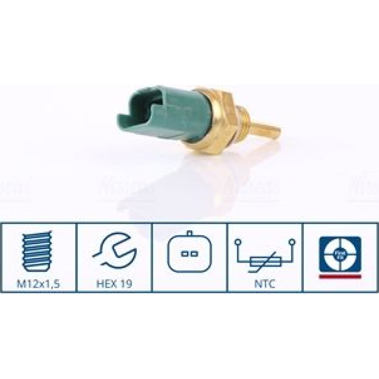 NISSENS Sensor, Kühlmitteltemperatur 207004 NISSENS Sensor, Kühlmitteltemperatur 207004