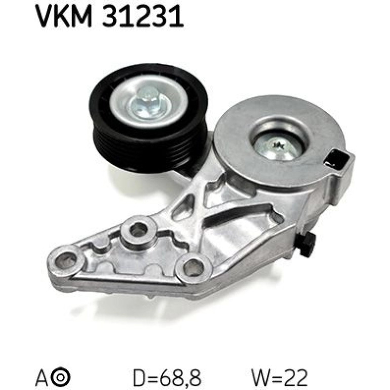 Spannrolle Nebentrieb VKM 31231 Spannrolle Nebentrieb VKM 31231