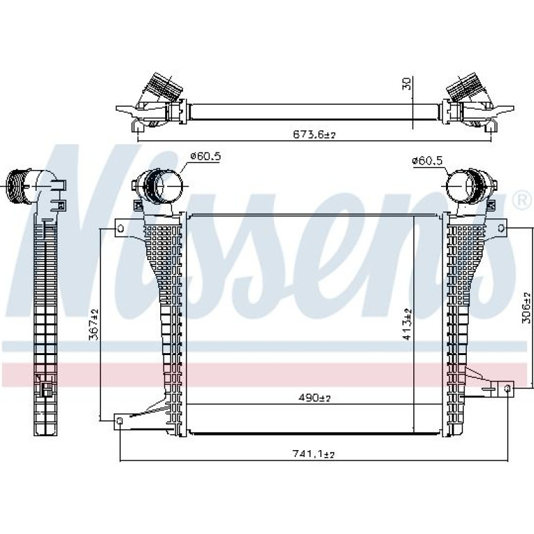 Ladeluftkühler PKW 961124 Ladeluftkühler PKW 961124