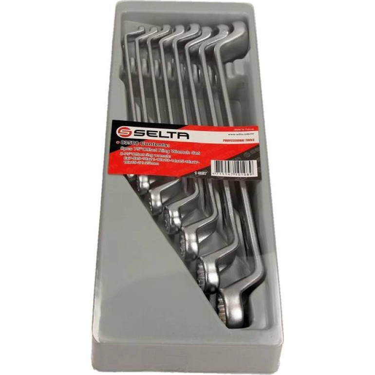 Satz Ringschlüssel 8-Teilig, Modul 1/3 SE-83508 Satz Ringschlüssel 8-Teilig, Modul 1/3 SE-83508
