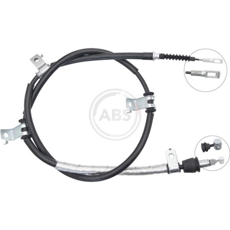 A.B.S. Handbremsseil Seilzug Festellbremse K18551 A.B.S. Handbremsseil Seilzug Festellbremse K18551
