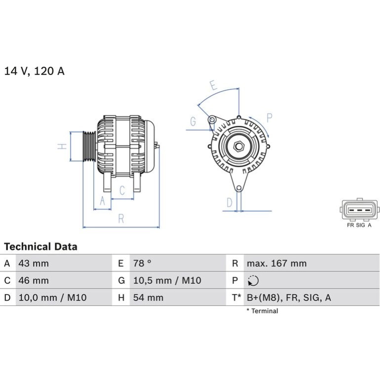 Lichtmaschine 0 986 049 171 Lichtmaschine 0 986 049 171