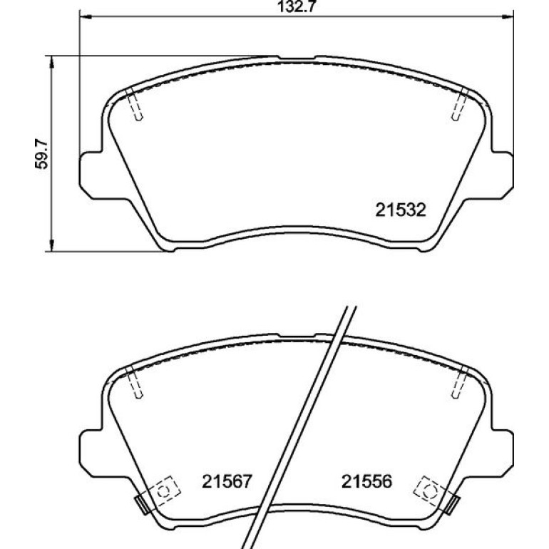 BREMBO Bremsklötze VA P 30 123 BREMBO Bremsklötze VA P 30 123